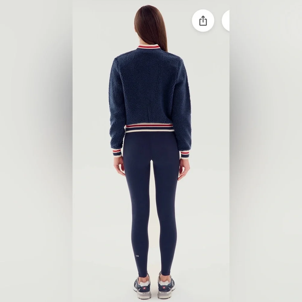 SPLITS59 - Willa Sherpa Jacket - Indigo - Picture 4 of 6
